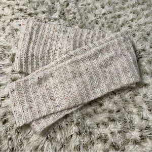 Old Navy Cream With Flecks Of Color Rib knit Infinity Scarf NWT.